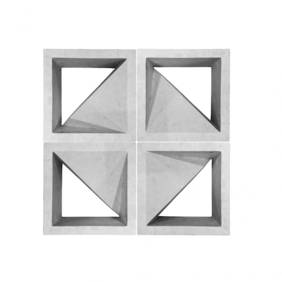 Ventilation Block BB 12215 100MM (W) x 200MM (H) x 200MM (L) - Diagonal Ventilation Block BB 12215 100MM (W) x 200MM (H) x 200MM (L) - Diagonal