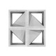 Ventilation Block BB 12215 100MM (W) x 200MM (H) x 200MM (L) - Diagonal Ventilation Block BB 12215 100MM (W) x 200MM (H) x 200MM (L) - Diagonal