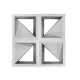 Ventilation Block BB 12215 100MM (W) x 200MM (H) x 200MM (L) - Diagonal Ventilation Block BB 12215 100MM (W) x 200MM (H) x 200MM (L) - Diagonal