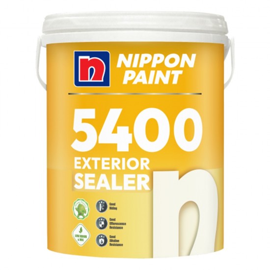 Nippon Paint 5400 Exterior Wall Sealer Water-Based 5L Nippon Paint 5400 Exterior Wall Sealer Water-Based 5L