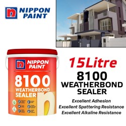 Nippon Paint 8100 Weatherbond Sealer Water-Based 15L