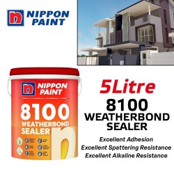 Nippon Paint 8100 Weatherbond Sealer Water-Based 5L