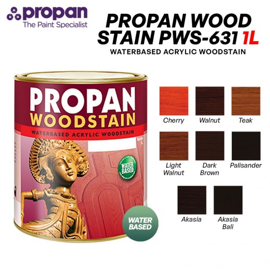 Propan Paint Woodstain Water-Based Acrylic Woodstain 1L Propan Paint Woodstain Water-Based Acrylic Woodstain 1L