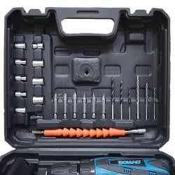 CN 'BOMAO' Cordless Drill Driver 12V + 2x Batteries + 1x Charger + Accessories