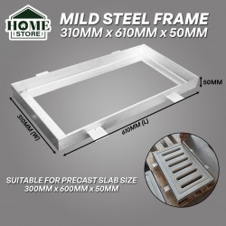 Home Store Mild Steel Frame 310MM (W) x 610MM (L) x 50MM (H) For Precast Compress Slab 300MM (W) x 600MM (L) x 50MM (H)