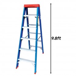 Winner FDS12 Heavy Duty Fiberglass Double-Sided TanglePruf Ladder 12 Step 2.99M/9.8FT Winner FDS12 Heavy Duty Fiberglass Double-Sided TanglePruf Ladder 12 Step 2.99M/9.8FT