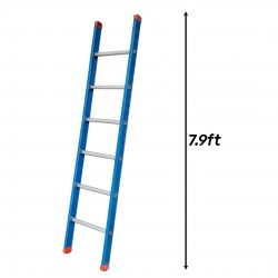 Winner FSP08 Heavy Duty Fiberglass Single Pole Ladder 7 Rung 2.41M/7.9FT Winner FSP08 Heavy Duty Fiberglass Single Pole Ladder 7 Rung 2.41M/7.9FT