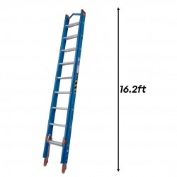 Winner FDE16 Heavy Duty Fiberglass Double Extension Ladder 30 Rung 4.94M/16.2FT Winner FDE16 Heavy Duty Fiberglass Double Extension Ladder 30 Rung 4.94M/16.2FT