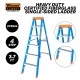 Winner CFSS04 Heavy Duty Certified Fiberglass Single-Sided Ladder 4 Step 1.13M/3.7FT Winner CFSS04 Heavy Duty Certified Fiberglass Single-Sided Ladder 4 Step 1.13M/3.7FT