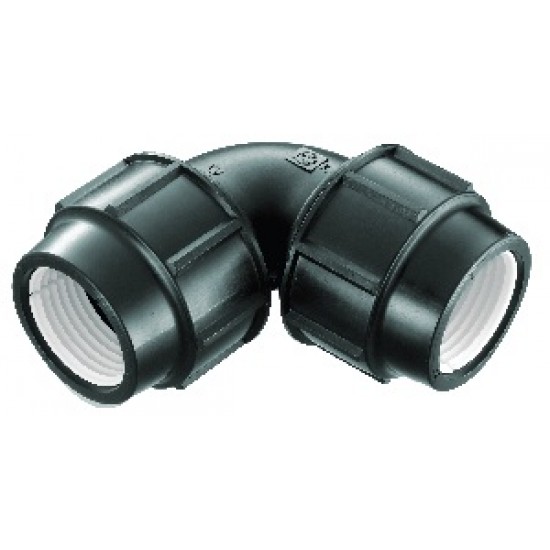 HDPE Poly Fittings Equal Elbow 32mm x 32mm
