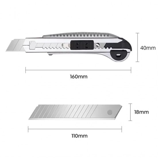 CN ''DONG HAN'' #DK605 Utility Knife With 5 Blades CN ''DONG HAN'' #DK605 Utility Knife With 5 Blades