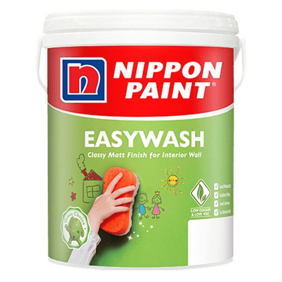 Nippon Paint EasyWash Classy Matt Finish For Interior Wall 15L
