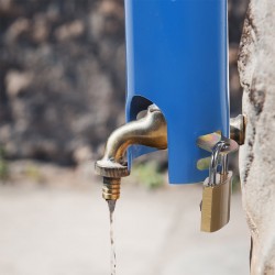Faucet/ Meter/ Water Tap Cover Lock System (Blue) Faucet/ Meter/ Water Tap Cover Lock System (Blue)
