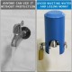 Faucet/ Meter/ Water Tap Cover Lock System (Blue) Faucet/ Meter/ Water Tap Cover Lock System (Blue)