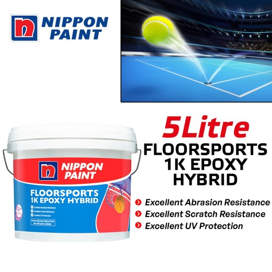 Nippon Paint Floorsports 1K Epoxy Hybrid 5L