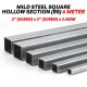 Mild Steel Square Hollow Section 50MM 2'' (W) x 50MM 2'' (H) x 2.3MM (T) x 6.0M (L) - BS Mild Steel Square Hollow Section 50MM 2'' (W) x 50MM 2'' (H) x 2.3MM (T) x 6.0M (L) - BS