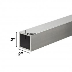 Mild Steel Square Hollow Section 50MM 2'' (W) x 50MM 2'' (H) x 2.3MM (T) x 6.0M (L) - BS Mild Steel Square Hollow Section 50MM 2'' (W) x 50MM 2'' (H) x 2.3MM (T) x 6.0M (L) - BS