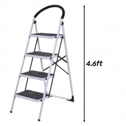 Prestar Orex O01-03-SL461-04 Heavy Duty Steps Steel Ladder With Mat 4 Step 140.5CM/4.6FT Prestar Orex O01-03-SL461-04 Heavy Duty Steps Steel Ladder With Mat 4 Step 140.5CM/4.6FT