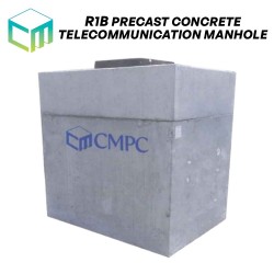 CM R1B Precast Concrete Manhole Telecommunication Full Set C/W Cast Iron Cover 2100MM (L) x 1500MM (W) x 2350MM (H)