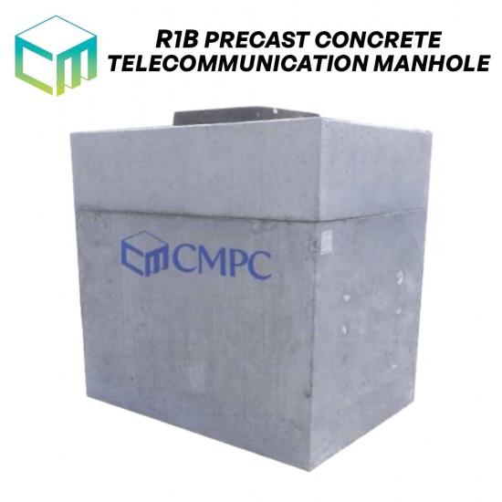 CM R1B Precast Concrete Manhole Telecommunication Full Set C/W Cast Iron Cover 2100MM (L) x 1500MM (W) x 2350MM (H) CM R1B Precast Concrete Manhole Telecommunication Full Set C/W Cast Iron Cover 2100MM (L) x 1500MM (W) x 2350MM (H)