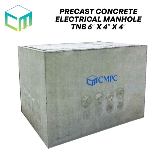 CM Precast Concrete Electrical Manhole TNB 6'x4'x4' C/W Mild Steel Angle Wrapped Concrete Cover Full Set 2200MM (L) x 1600MM (W) x 1600MM (H) CM Precast Concrete Electrical Manhole TNB 6'x4'x4' C/W Mild Steel Angle Wrapped Concrete Cover Full Set 2200MM (L) x 1600MM (W) x 1600MM (H)