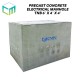 CM Precast Concrete Electrical Manhole TNB 6'x4'x4' C/W Mild Steel Angle Wrapped Concrete Cover Full Set 2200MM (L) x 1600MM (W) x 1600MM (H) CM Precast Concrete Electrical Manhole TNB 6'x4'x4' C/W Mild Steel Angle Wrapped Concrete Cover Full Set 2200MM (L) x 1600MM (W) x 1600MM (H)