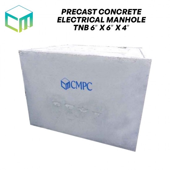 CM Precast Concrete Electrical Manhole TNB 6'x6'x4' C/W Mild Steel Angle Wrapped Concrete Cover 2200MM (L) x 2200MM (W) x 1600MM (H) CM Precast Concrete Electrical Manhole TNB 6'x6'x4' C/W Mild Steel Angle Wrapped Concrete Cover 2200MM (L) x 2200MM (W) x 1600MM (H)