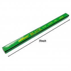 Marksman Carpenter Pencil Black Carbon #338 13MM (W) x 176MM (L) - 1PC Marksman Carpenter Pencil Black Carbon #338 13MM (W) x 176MM (L) - 1PC