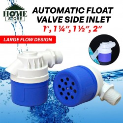 Home Store Automatic Water Level Control Float Valve Mount Inside Side Inlet Large Flow Design 1'', 1¼'', 1½'', 2''