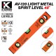 Kapro AV-120 Mepro 750 Orion™ Light Metal Spirit Levels 48" (120CM) Kapro AV-120 Mepro 750 Orion™ Light Metal Spirit Levels 48" (120CM)