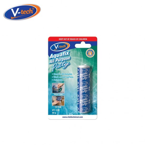 V-Tech VT-139 Aquafix All Purpose Putty 50G V-Tech VT-139 Aquafix All Purpose Putty 50G