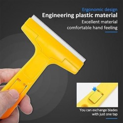 CN 'QDJ' Portable Cleaning Scraper 100MM 4'' C/W 3PCS Flat Shovel Blade CN 'QDJ' Portable Cleaning Scraper 100MM 4'' C/W 3PCS Flat Shovel Blade
