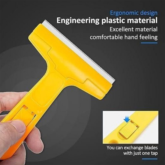 CN 'QDJ' Portable Cleaning Scraper 100MM 4'' C/W 3PCS Flat Shovel Blade CN 'QDJ' Portable Cleaning Scraper 100MM 4'' C/W 3PCS Flat Shovel Blade