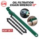 CN 'FQ12' Heavy Duty Oil Filtration Chain Spanner Wrench 300MM 12'' CN 'FQ12' Heavy Duty Oil Filtration Chain Spanner Wrench 300MM 12''