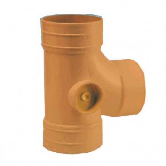 Bina Plastic UPVC Underground Fittings Equal Single Branch 6" x 4" 160MM x 110MM