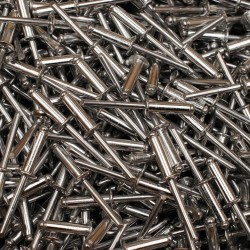 Ace Brand Aluminium Steel Silver Blind Rivets (Open End) 1/8" (D) x 1" (L) (20PCS/PKT)