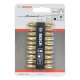 Bosch 10PCS Gold Magnetic Screwdriver Bits PH2-45mm - 2608521041