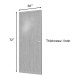 PVC Toilet/Bathroom Door 30'' (W) x 72'' (H) x 1'' (T) - Grey PVC Toilet/Bathroom Door 30'' (W) x 72'' (H) x 1'' (T) - Grey