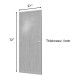 PVC Toilet/Bathroom Door 27'' (W) x 72'' (H) x 1'' (T) - Grey PVC Toilet/Bathroom Door 27'' (W) x 72'' (H) x 1'' (T) - Grey