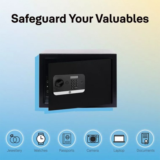 Yale Stellar 250/DB2 Biometric Safe Locker Fingerprint, PIN access, Manual Key, USB Port For Emergency 16.7Litres Yale Stellar 250/DB2 Biometric Safe Locker Fingerprint, PIN access, Manual Key, USB Port For Emergency 16.7Litres