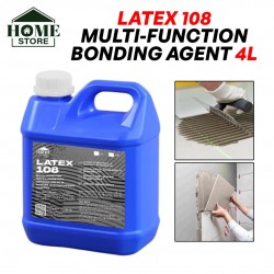 Home Store Latex 108 Multi-Function Water Resistant Bonding Agent & Mortar Strengthening Additive 4L