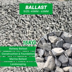 Ballast Stone 40MM - 63MM 15KG/BAG Ballast Stone 40MM - 63MM 15KG/BAG