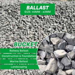 Ballast Stone 40MM - 63MM (BUCKET) Ballast Stone 40MM - 63MM (BUCKET)