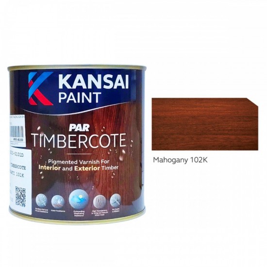 Kansai Paint Par Timbercote Alkyd-Based Varnish For Interior & Exterior Wood Timber 5L Kansai Paint Par Timbercote Alkyd-Based Varnish For Interior & Exterior Wood Timber 5L