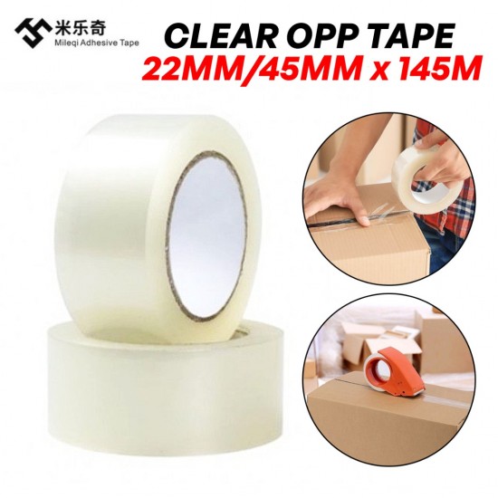 Mileqi OPP/PET Sellotape Packing Packaging Tape Saiz: 22MM/45MM x 66M/145M Mileqi OPP/PET Sellotape Packing Packaging Tape Saiz: 22MM/45MM x 66M/145M
