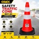 Colex RST-18 / RST-30 Rubber Base Safety Traffic Cone C/W Reflective Tape Colex RST-18 / RST-30 Rubber Base Safety Traffic Cone C/W Reflective Tape