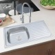 Sweet Home Aluminium Single Bowl Sink 18'' (W) x 42'' (L)