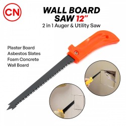CN 2-in-1 Auger & Utility Wall Board Saw 12'' 300MM PVC Orange Handle