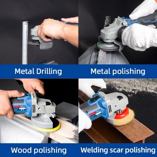 DongCheng DCSM03-100EK 100MM 4'' Cordless Brushless Angle Grinder 20V 4.0Ah