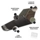 IKO 30 Cambridge Laminated Architectural Asphalt Shingles Roofing System 349MM (W) x 1038MM (L) - 20PCS/BUNDLE IKO 30 Cambridge Laminated Architectural Asphalt Shingles Roofing System 349MM (W) x 1038MM (L) - 20PCS/BUNDLE